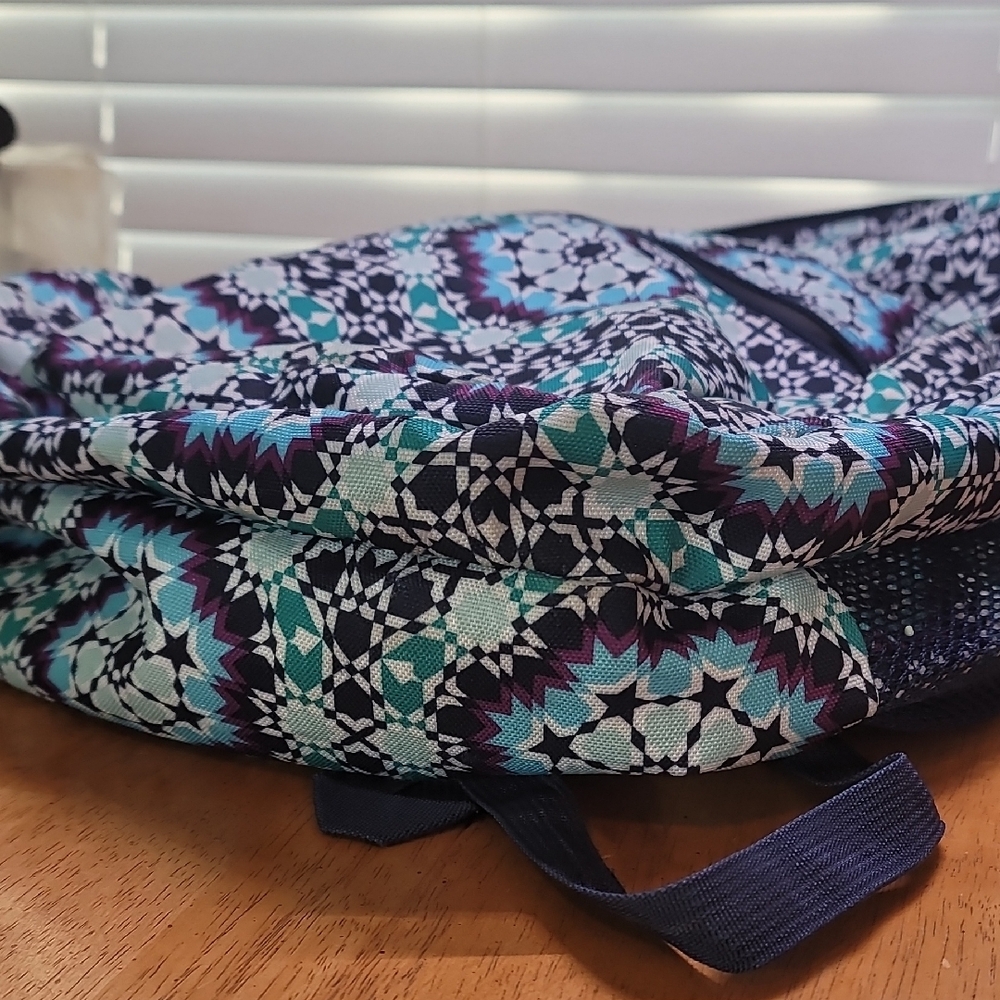 Blue Patterned Backpack - Picture 8 of 11